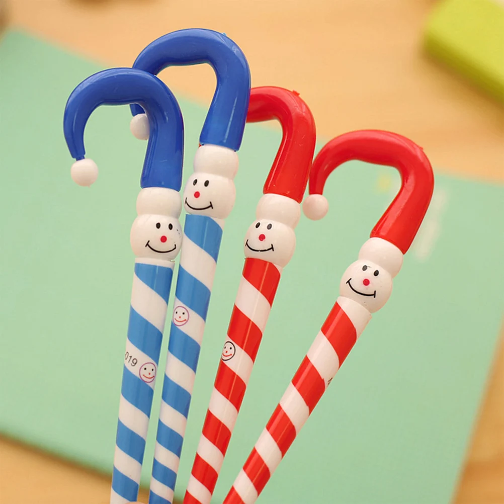 

10 шт. ручка-зонтик, креативная шариковая ручка для письма, милые рождественские ручки для студентов