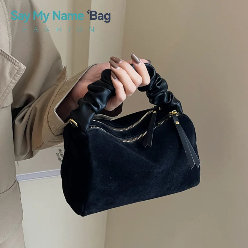 

Advanced Retro Bag Zipper Solid Color High Capacity PU Shoulder Bags Hot Sale Bags Women Simple Fashion Tote Bolsas Femininas