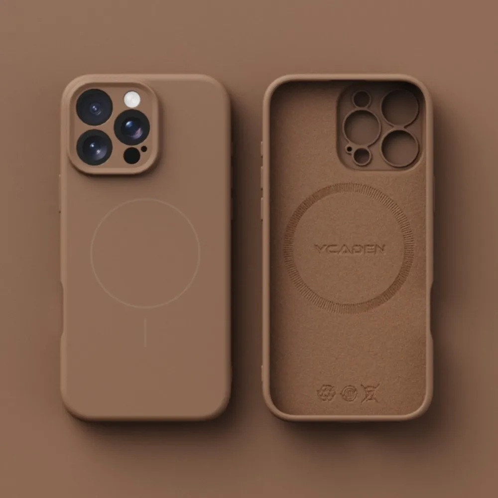 

Luxury Liquid Silicone Magnetic For Magsafe Case For iPhone 16E 16 Plus 15 14 13 12 11 Pro Max XR X XS Max Wireless Charge Cover