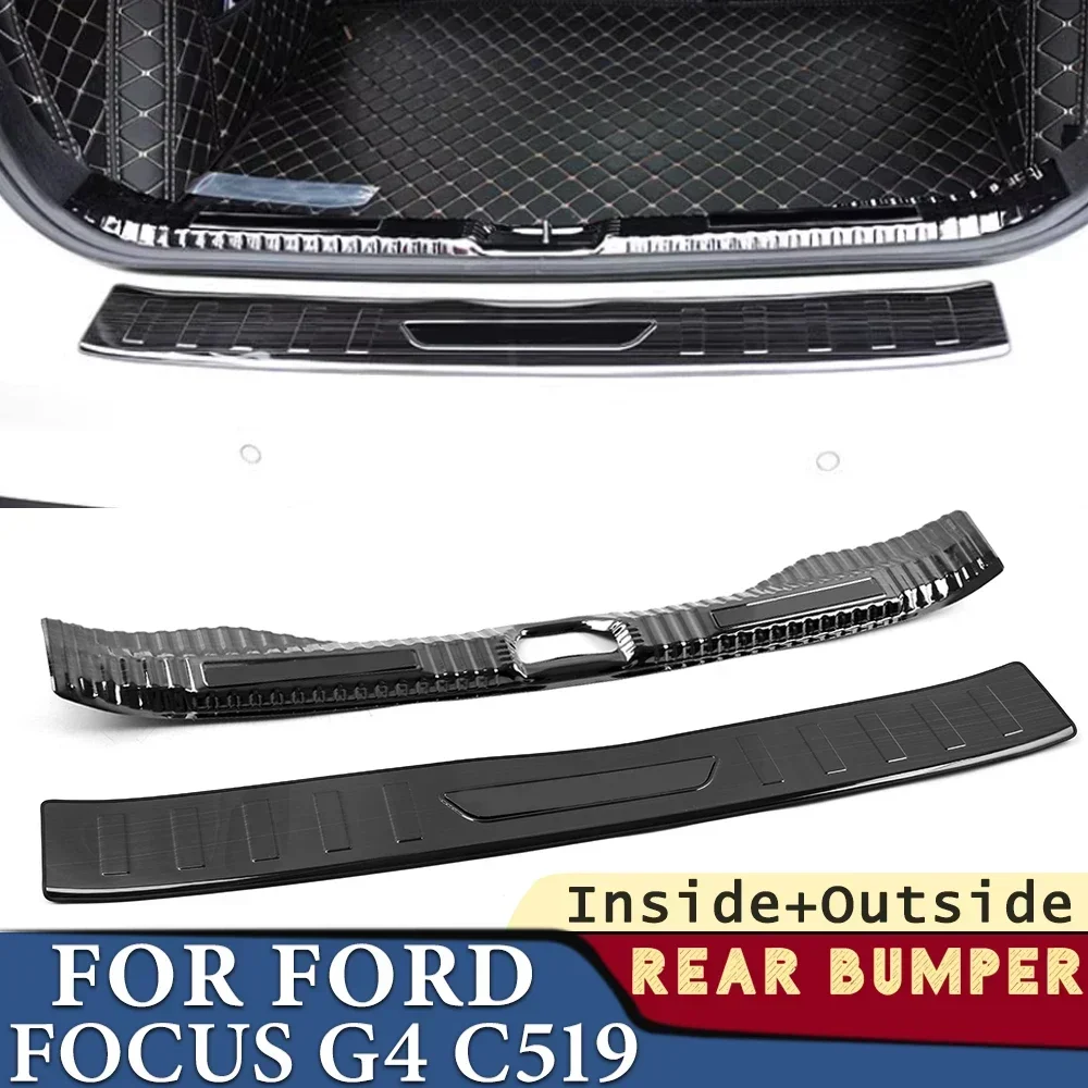 

Trunk Bumper for Ford Focus G4 C519 2018 2019 2020 2021 2022 2023 Car Accessories Rear Fender Protector Cover Sticker Decoration