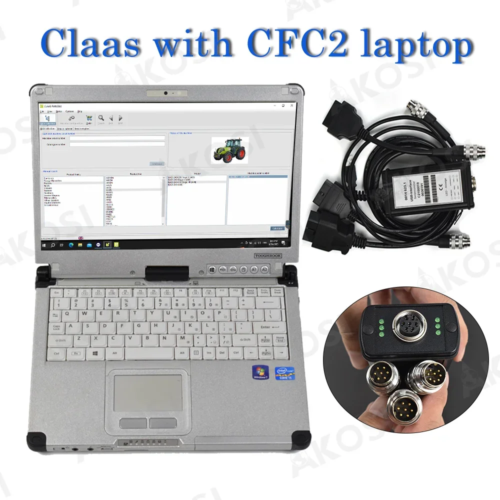 

New 2023 Agriculture diagnostic tool for CLAAS MetaDiag CAN-interface CDS (CLAAS Diagnostic System)+ CFC2 laptop