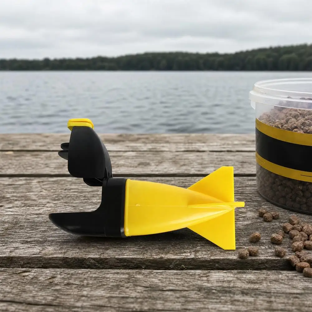 Fishing Bait Box Carp Feeder Bait Holder Long Casting Lure Launcher Bait Thrower Bombs Floats Carp Feeding Device Fishing - view 2