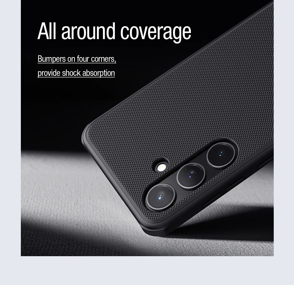 Nillkin Magnetic Case for Samsung Galaxy S24, S24 Plus, S24 Ultra, PC+TPU Cover, Salient Point Surface, Precise Function Holes