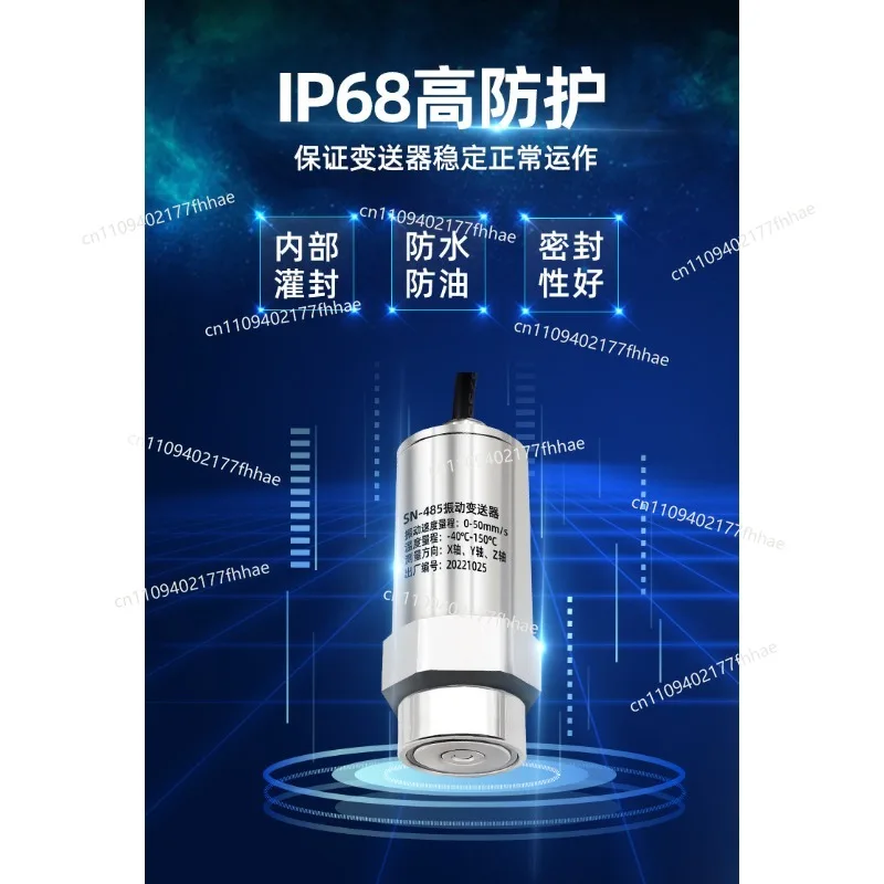 Temperature Vibration Transmitter, Wireless Temperature Vibration Integrated Sensor, High Temperature Vibration Alarm