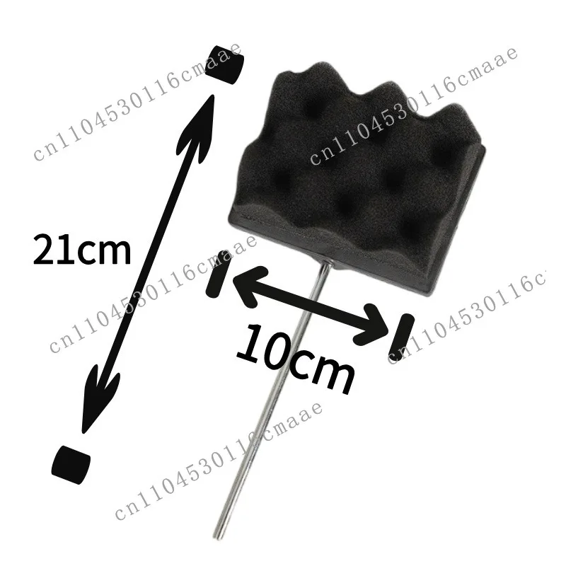 Drum set mute step on hammer head sponge   double  on single step on head rod  accessory