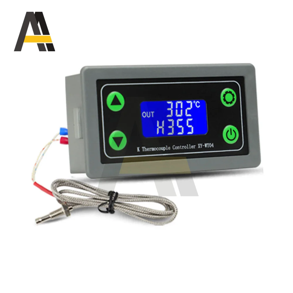 WT04 High Temperature Digital Thermostat K-type High Temperature Controller -99~999 degrees 1 way relay with WIFI remote control