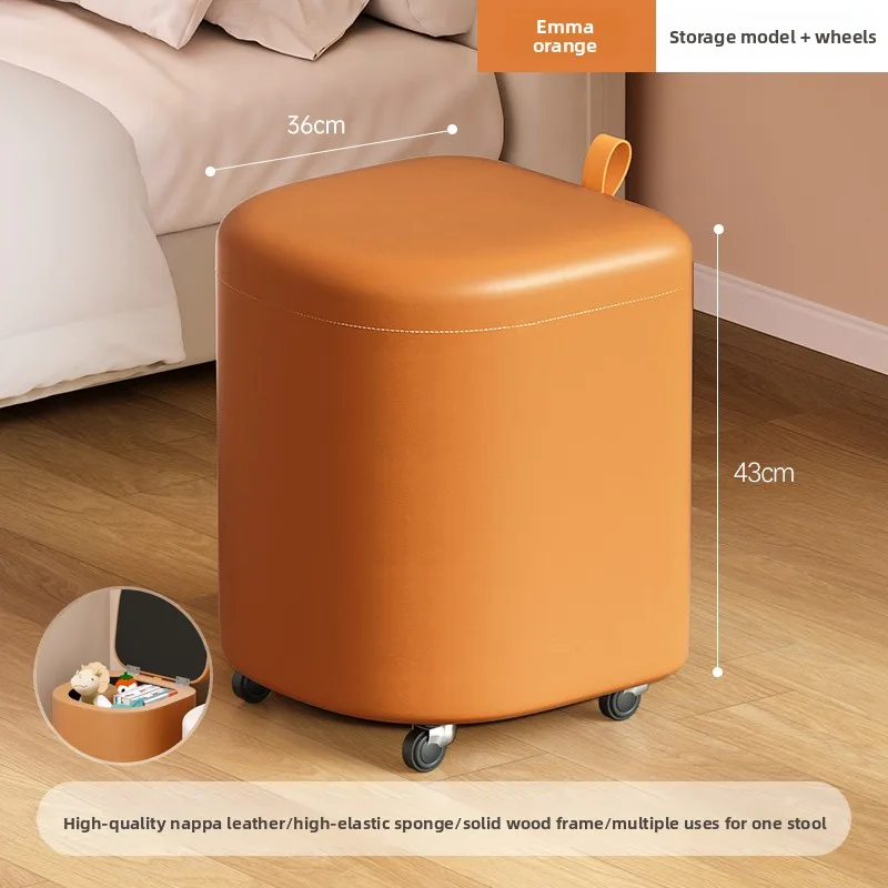 침실용 소녀용 화장 의자 매장 내 고급스럽고 고급스러운 의자 가정용 수납 다기능 화장대 스툴