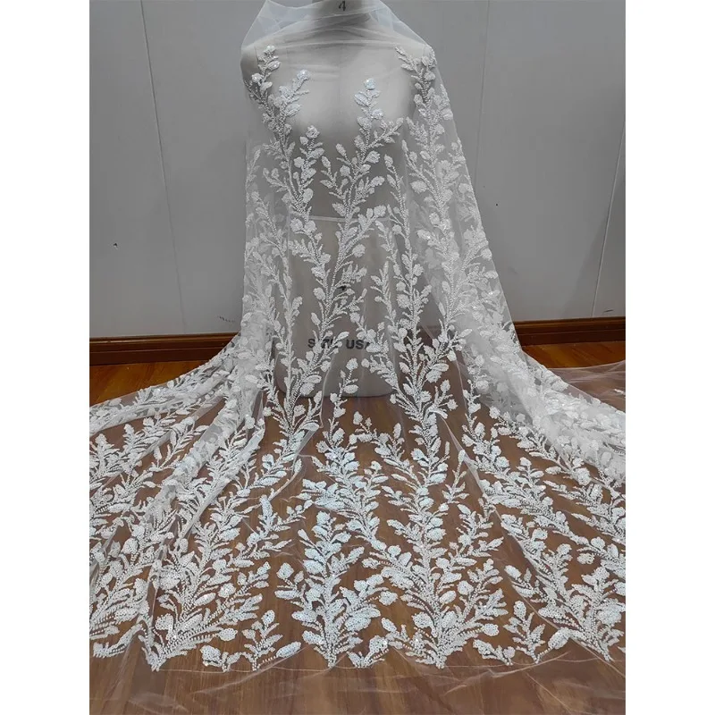 ترتر جديد عالي الجودة لخرز الأظافر، أنماط أوراق فرع، شبكة من الدانتيل، طرحة زفاف مصنوعة يدويًا، ملصق فستان، إكسسوارات الملابس