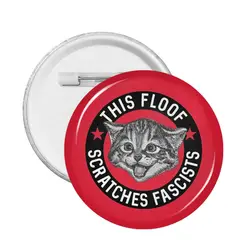 Soft Button Pin Clothes Brooch Creative Pins Jewelry Decor Cute Badge Antifa Kitten Women Child Lapel