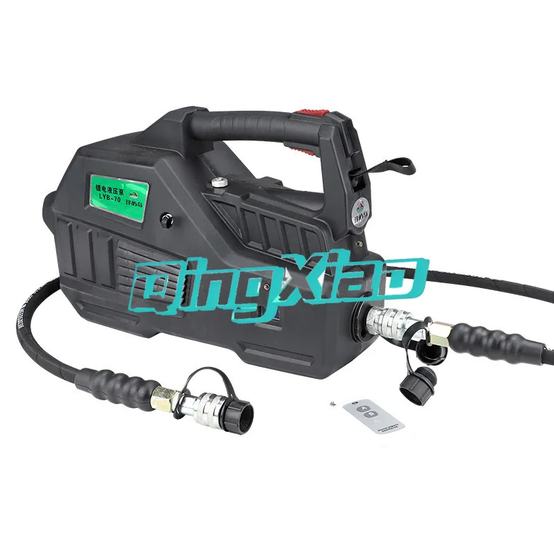 Portable Rechargeable Electric Lithium Hydraulic Pump Tank Ultra High Pressure Electric Power Station With Remote Control