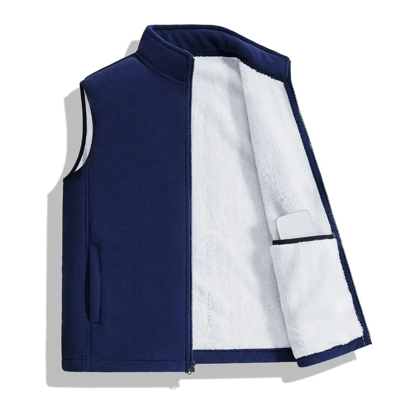 

Модный мужской теплый жилет, мужское теплое пальто без рукавов, мужская одежда, зимний жилет, новый стиль, удобная одежда для дома и улицы