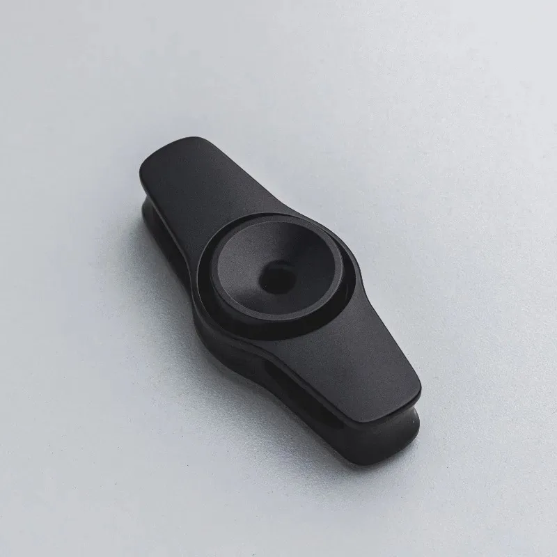 OumuaEDC Hollow Ergonomic Mechanical Metal Two-page Fingertip Gyroscope Decompression Toy