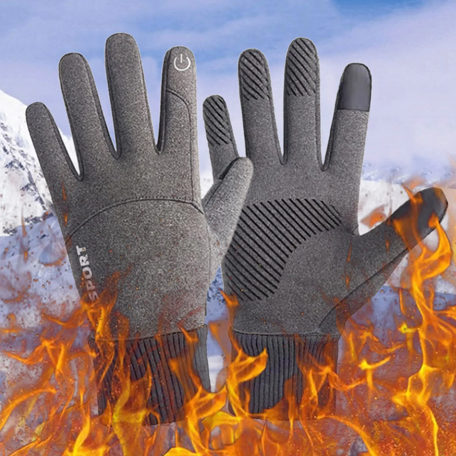 

Защитные перчатки для верховой езды, теплые мягкие противоскользящие зимние мотоциклетные перчатки для вождения и езды на мотоцикле