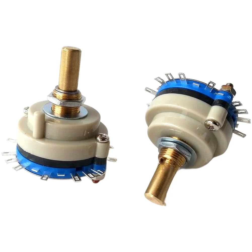 Industrial Grade Rotary Switch 1 Layer 4 Pole 3 Position Sealed Construction for Harsh Environment Applications