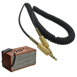 3.5mm Replacement Audio AUX Cable Coiled Cord for Marshall Woburn Kilburn II Speaker Male to male Jack