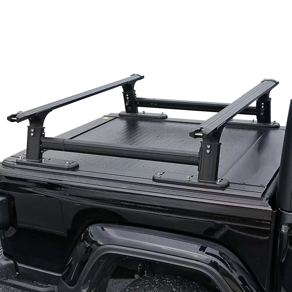 

Wholesale Black Roll Bar Aluminum Alloy Bumper 4x4 Rear Decoration Pickup Storage Rack for Ford Toyota Hilux Multi-Purpose Use