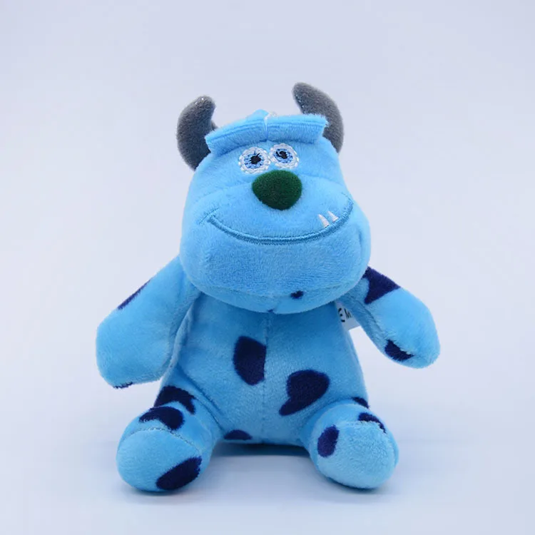 디즈니 몬스터 대학교 봉제 인형 키체인 펜던트 제임스 설리반 마이크 와조스키 부드러운 인형 키링 선물