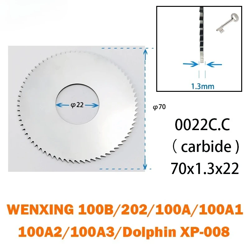RAISE Cutter Compatible with WENXING 100A 100B DOLPHIN XP008 Key Duplicator Locksmith Tools