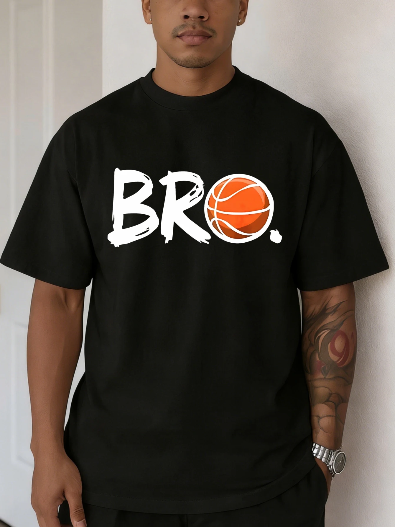 

Мужские футболки с баскетбольным принтом, хлопковые, оверсайз, с коротким рукавом, летние, повседневные, подарок для него
