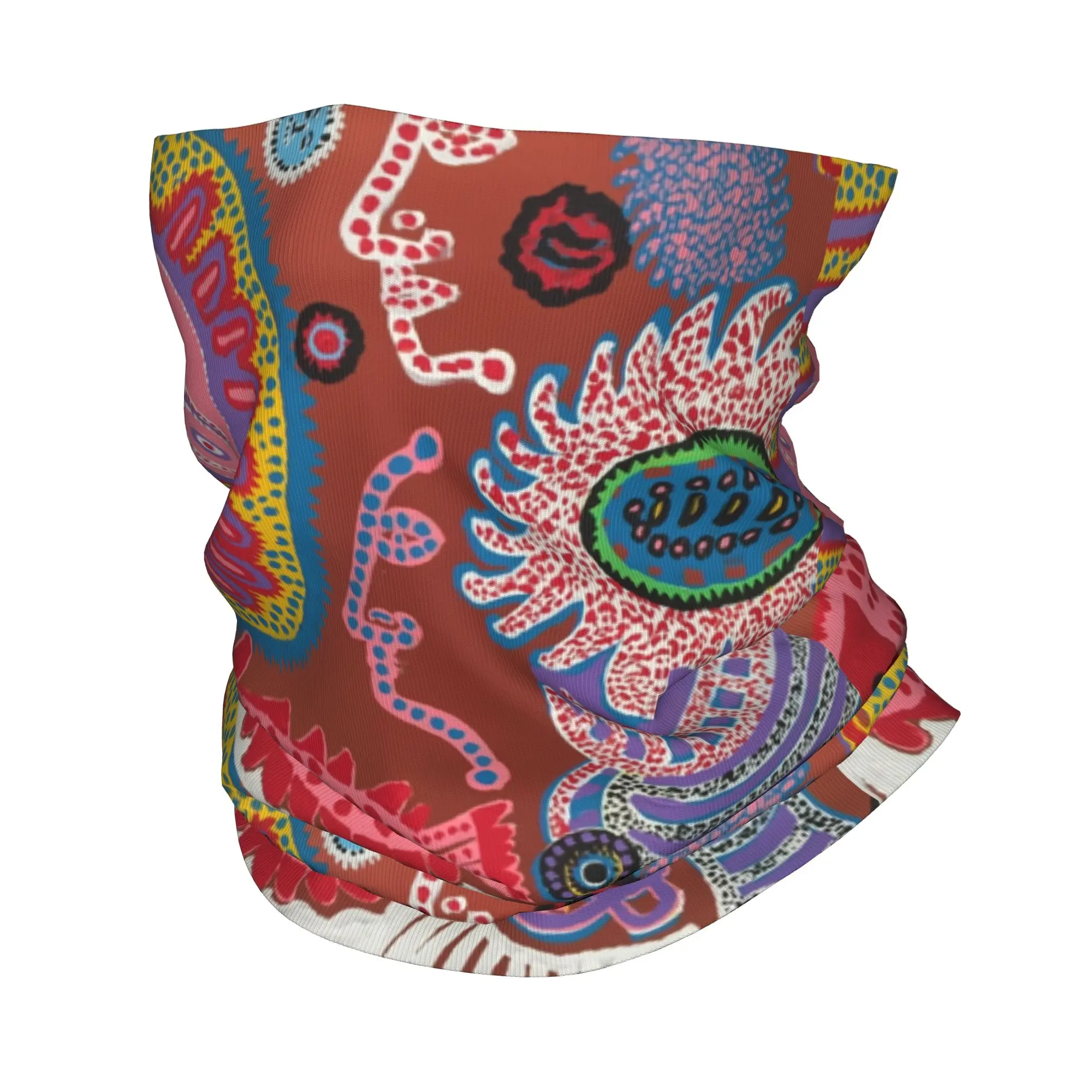 Yayoi Kusama Bandana Neck Gaiter Windproof Face Scarf Cover Men Women Some Water Creatures Headband Tube Balaclava