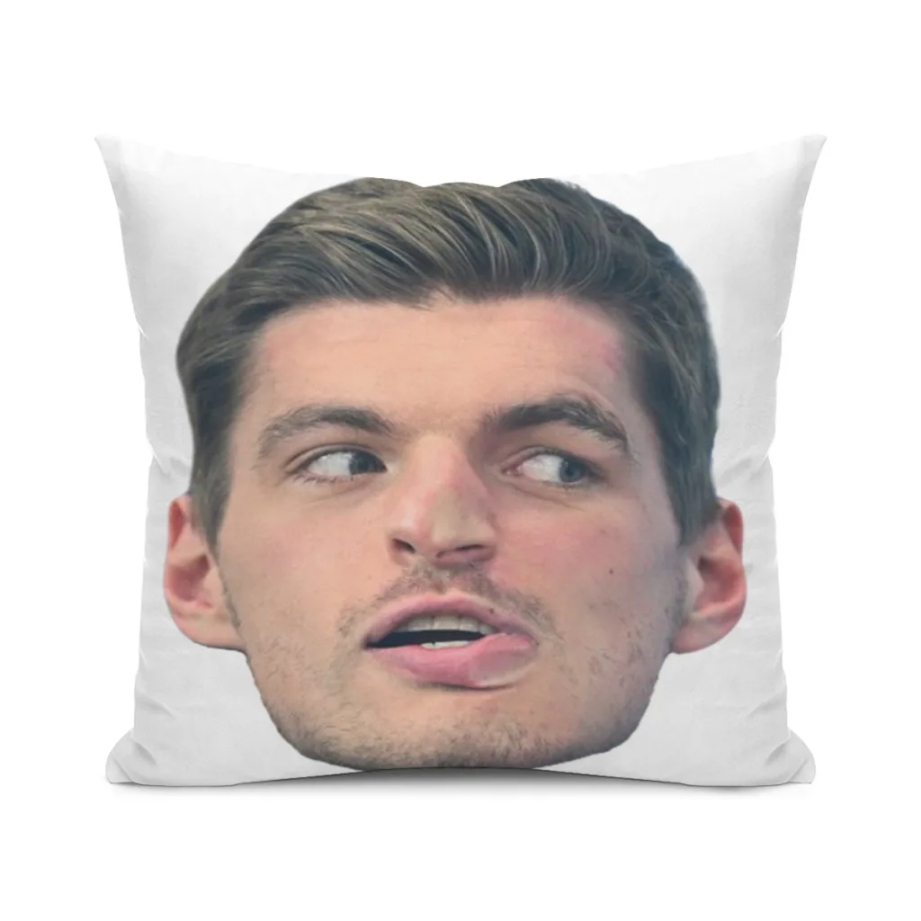 Max Verstappen Face Pillow Case SoftCushion Cover For Home Decor Easy To Clean