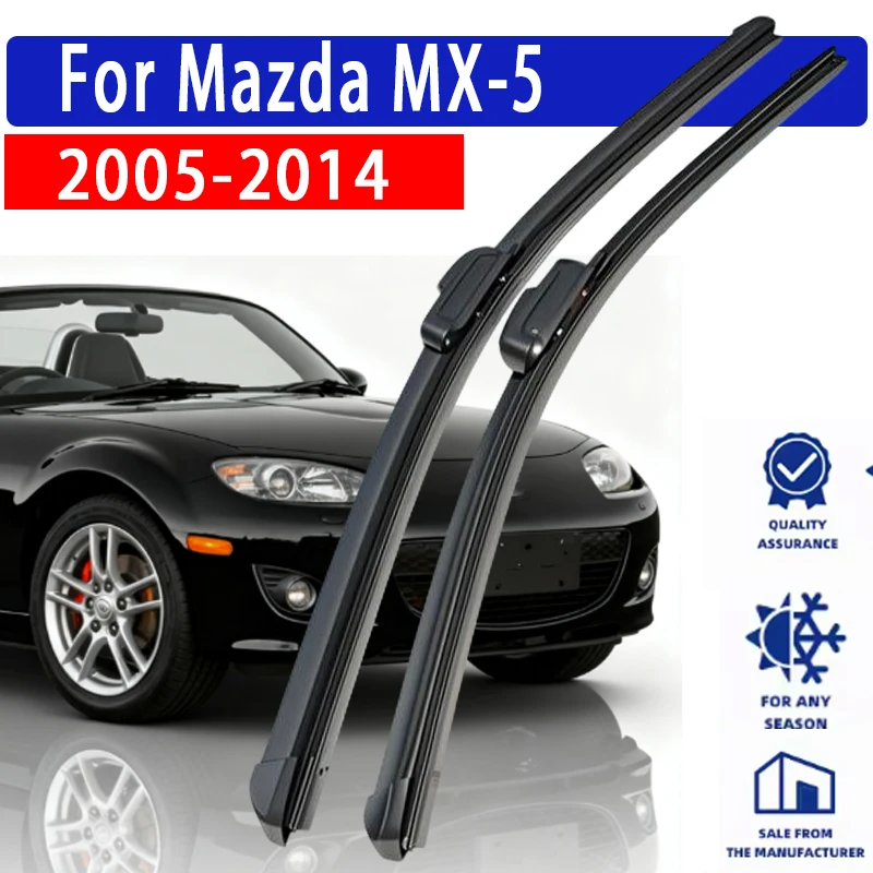 

Car Wiper RHD & LHD Front Wiper Blade 18"+18" For Mazda MX-5 2005-2014 2009 2010 2011 2012 Windshield Windscreen Front Window