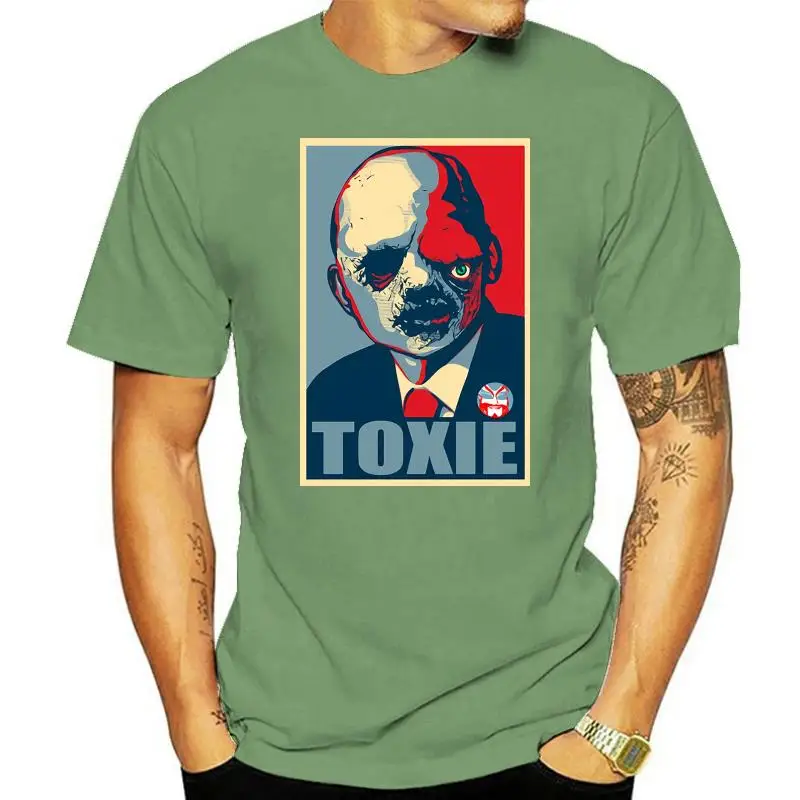 T-shirts Summer Fashion Street Short Sleeve THE TOXIC AVENGER TOXIE FOR PRESIDENT CHRISSIC T Shirt fashion T-shirt men