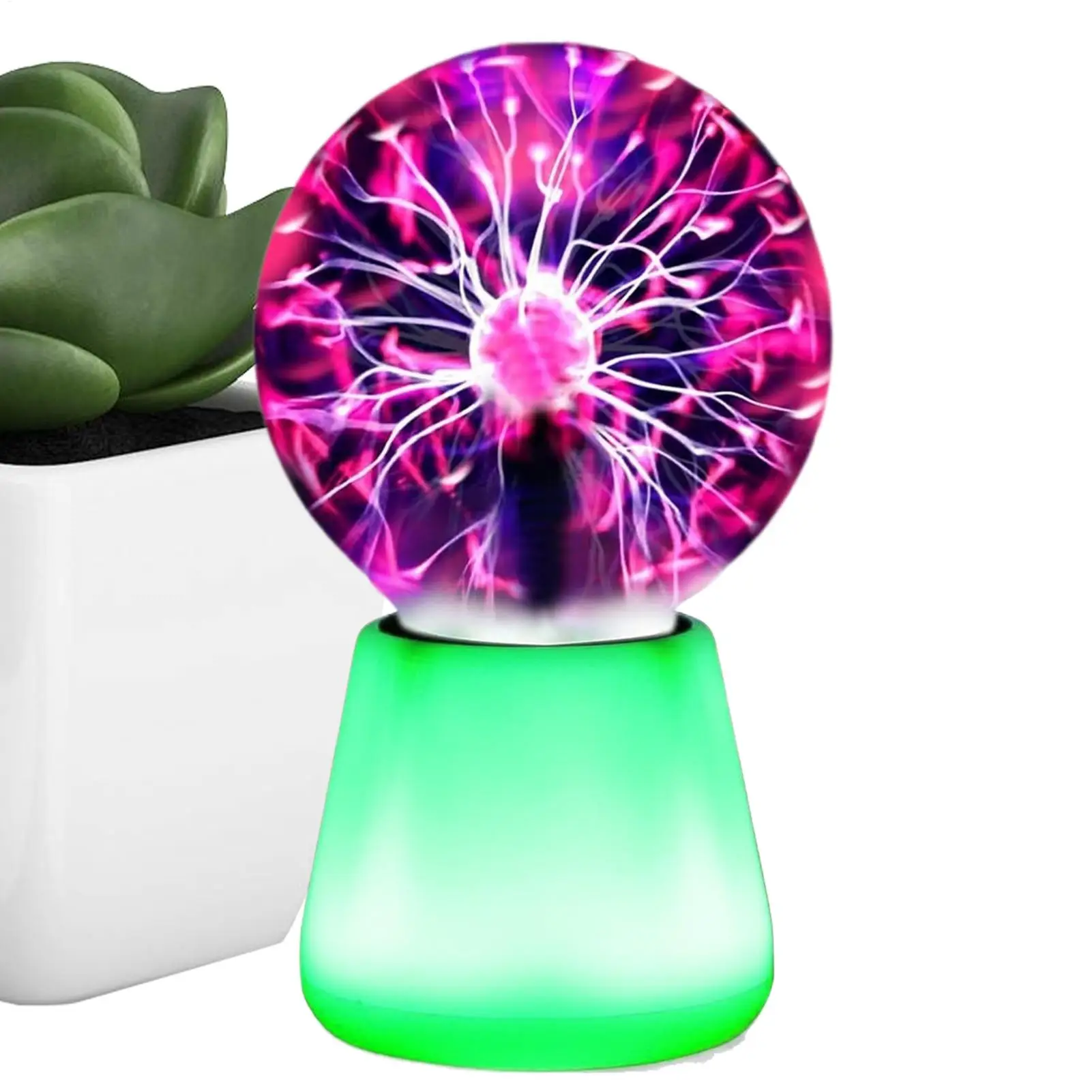 

Настольные лампы для гостиной, сенсорное освещение с питанием от USB, 7-цветный светодиодный плазменный шар, атмосферная лампа для атмосферы, настольная лампа