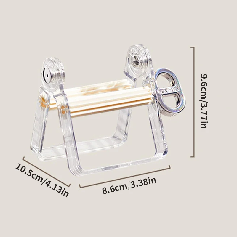 1PC Squeezing Toothpaste New Home Manual Spinning Toothpaste Facial Cleanser Skincare Products Hair Dye Oil Painting Paint