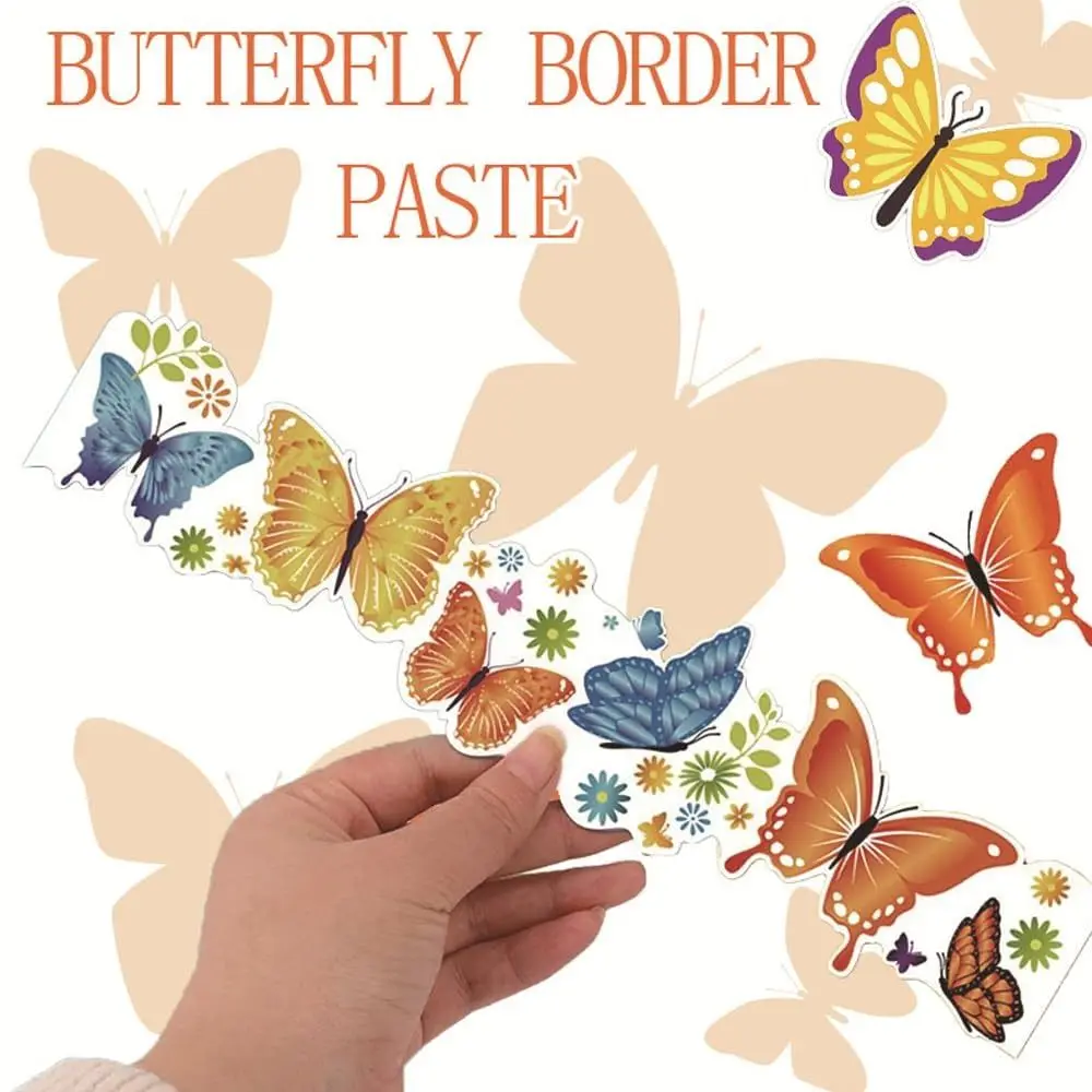 Gifts DIY Butterflies Scrapbook Stickers Colorful 3D Classroom Chalkboard Decorations Cartoon Landscape Notebook Sticker