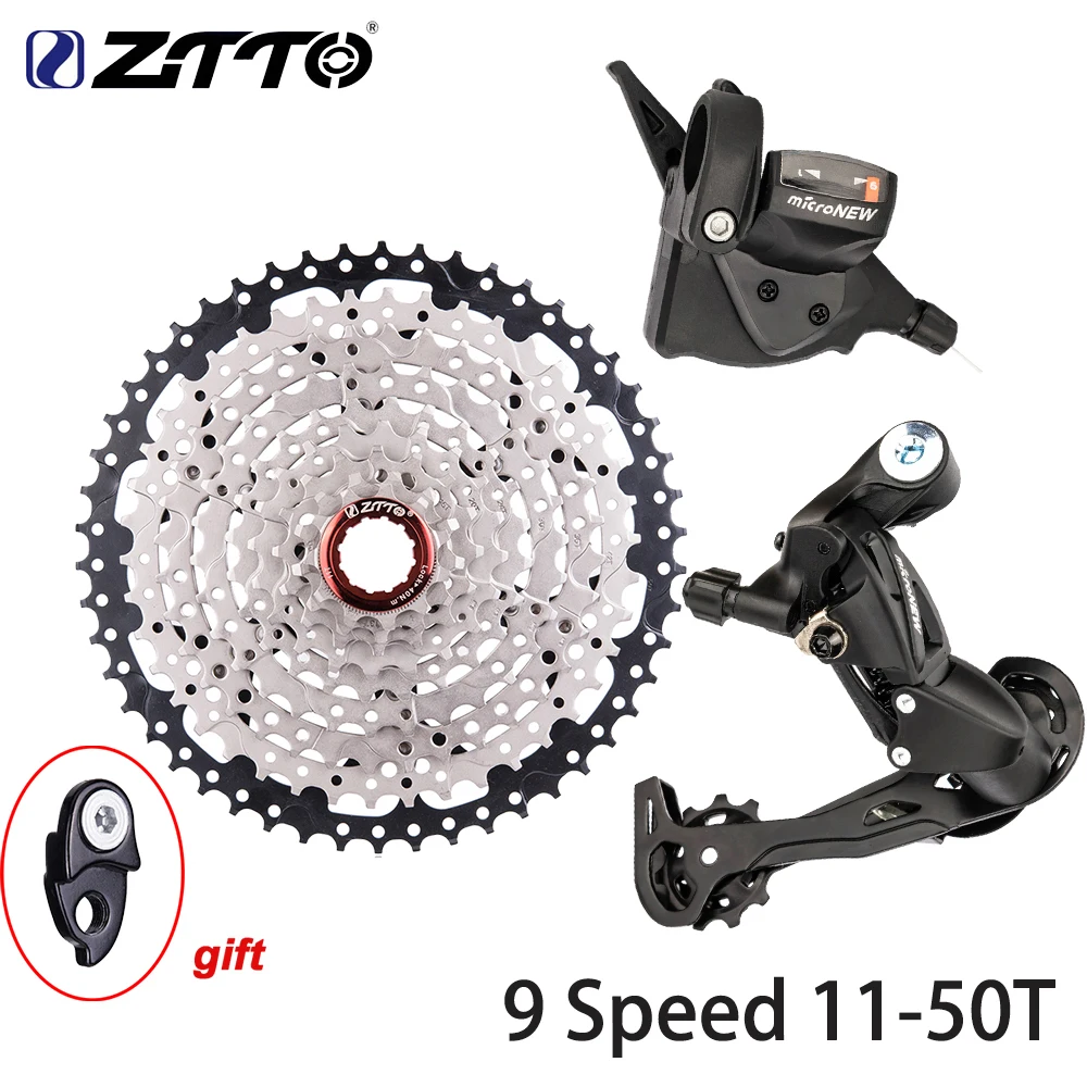 ZTTO MTB Bicycle 9 Speed Shifter Rear Derailleur Groupset 1X9