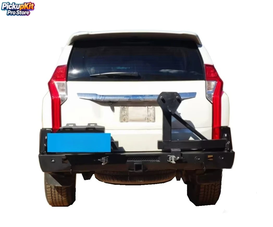 

Steel Rear Bumper with Single Spare Tyre Bracket & Dual D‑Rings for Pajero Sport Montero