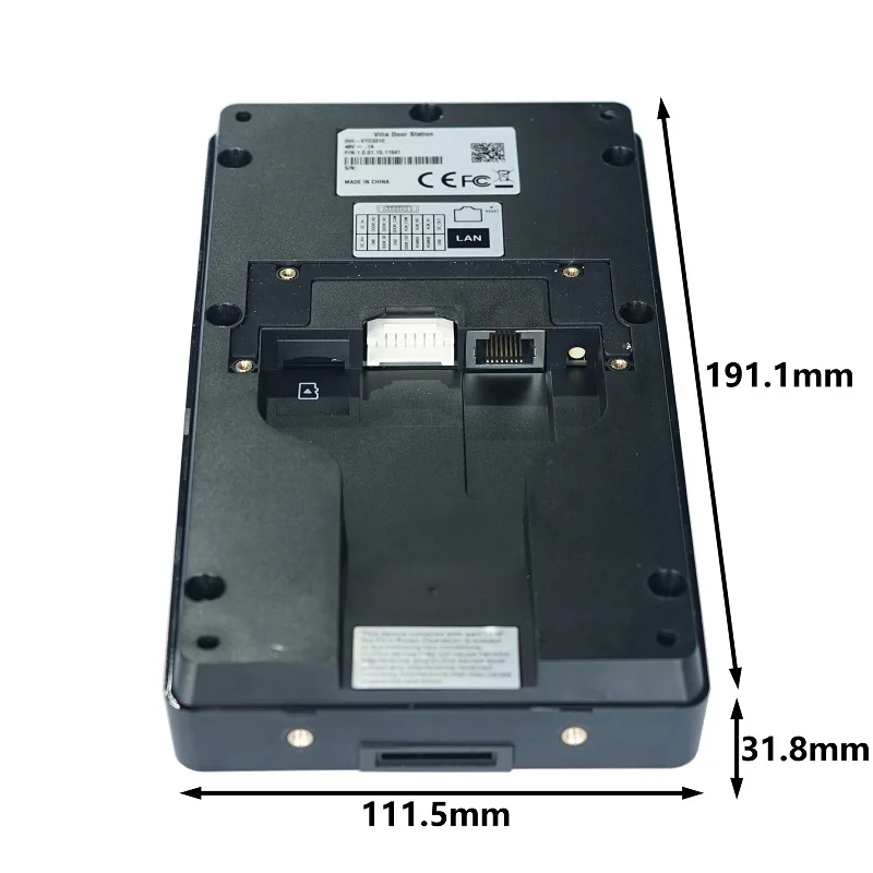 Imagem -06 - Multi-language ip Video Intercom Kit Vto3311q-wp e Vth2621g-p P2p Cloud Campainha Botões São Ajustáveis dh