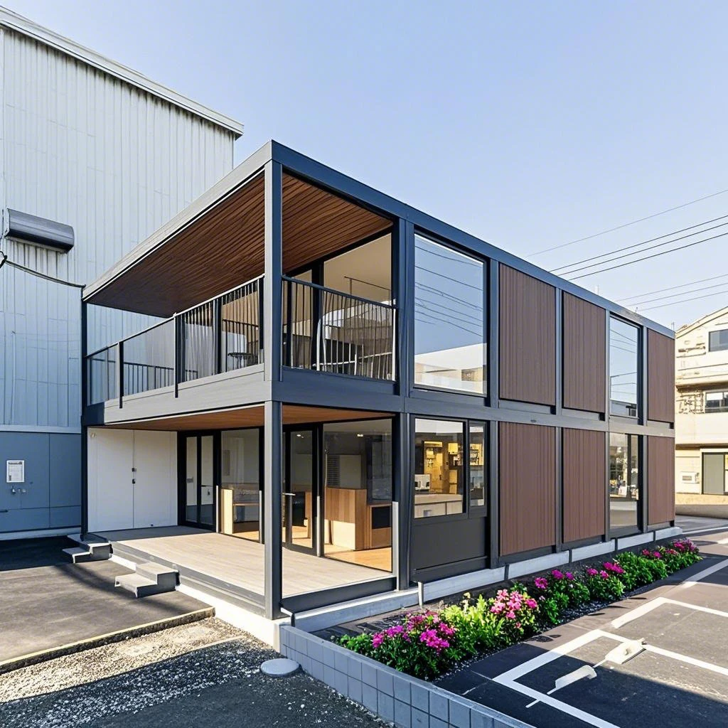 

Luxury Mobile Modular Prefabricated Container House with Glass Transport, Tiny House, Foldable Expandable Prefabricated House