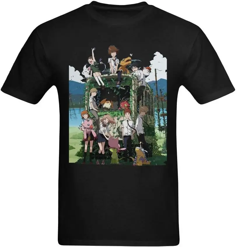 Men's Digimon Tri Visual Art Design T-Shirt - Fashion Tee US Size Medium