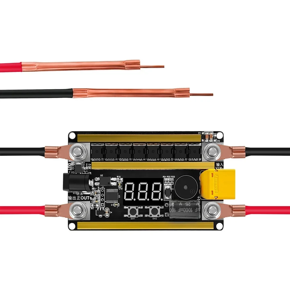 99 Gears Spot Welder Kit Digital Power regolabile Spot Welding Pen Control Board foglio di nichel per batteria al litio 18650