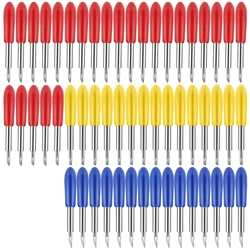 Cuchillas de corte de repuesto para Cricut Explore Air 2/Air 3/Maker, incluye 15 cuchillas de punto fino, 60 piezas