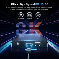 X88 PRO X5M Android 14 TV Box Amlogic S905X5M CPU 2.0GHz HDR 8k Dual Wifi 2.4G 5G BT5.0 1000M Lan 3D