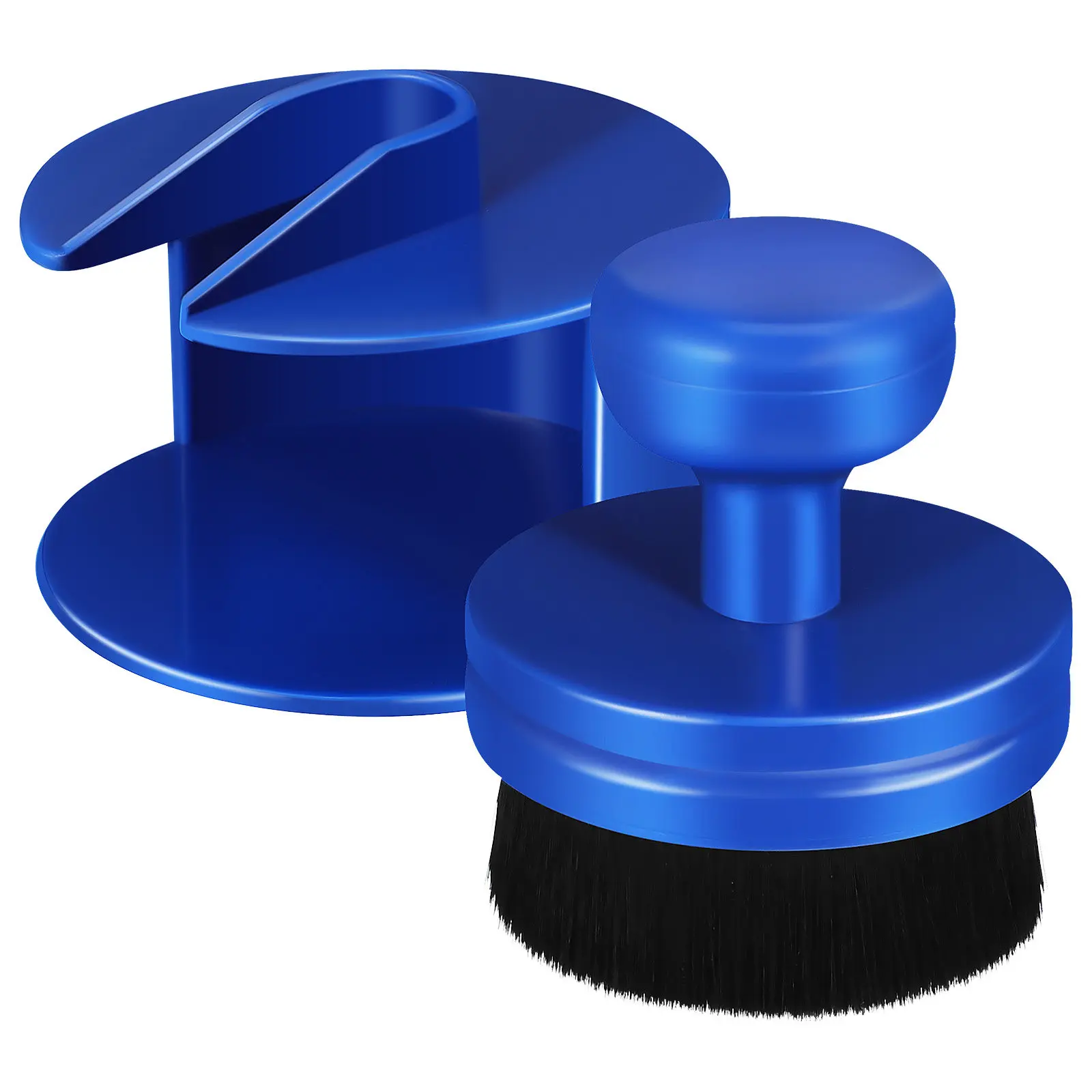 1Set Tire Shine Brush Nylon Soft Detachable Head Comfortable Storage Tire Dressing Applicator Car Cleaning Wheel Detailing Brush