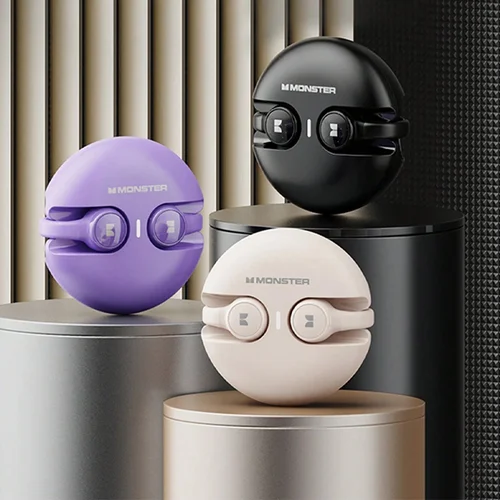 Monster XKT21 Control táctil Bluetooth 5,3 auriculares inalámbricos para juegos auriculares con reducción de ruido de largo alcance auriculares estéreo HIFI