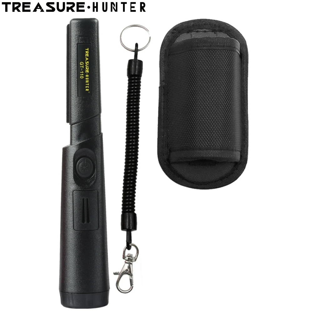 Schatzoeker Gt110 Handheld Metaaldetector Pinpointer Pointer Sonde Anti-Kras Metaal Lokaliseren Waterdichte 360 Graden Scan