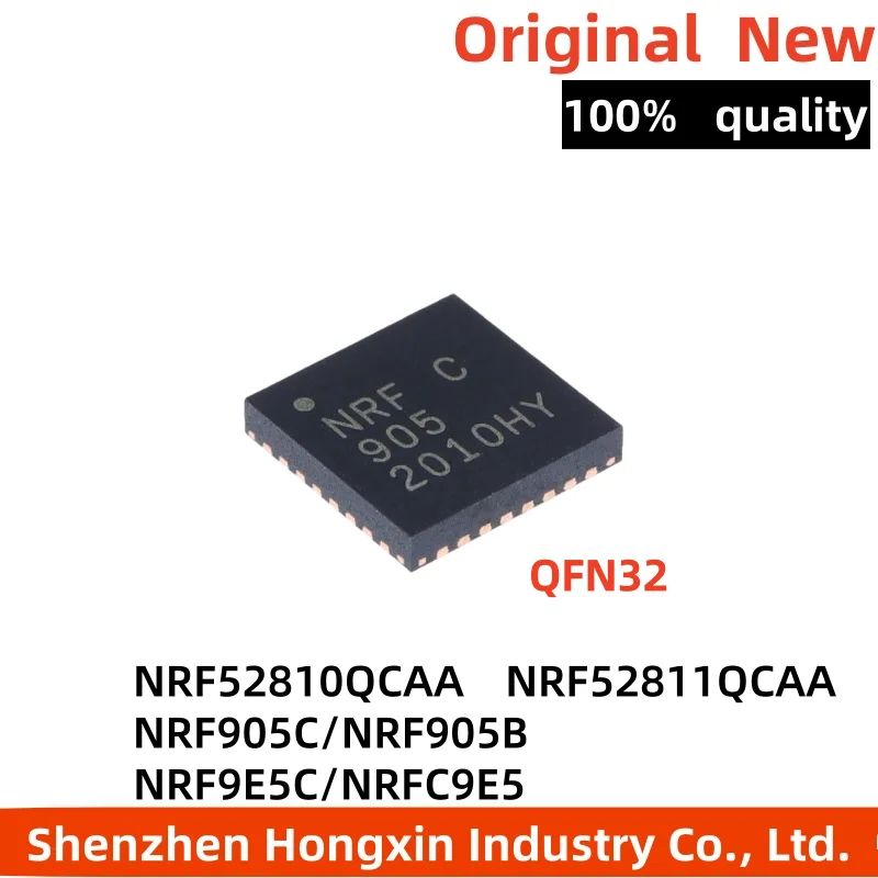 

1-5 pieces of NRF52810QCAA N52810 52811-R 905C 905B NRF9E5/C NRFC9E5 QFN32 single-chip RF transmitter chip
