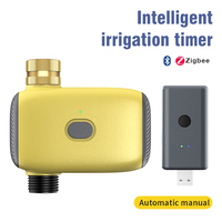 Tuya ZIGBEE Smart Watering Timer Garden Automatic Irrigation System Brass Inlet Drip Sprinkler Controller Valve Timer Smart Life