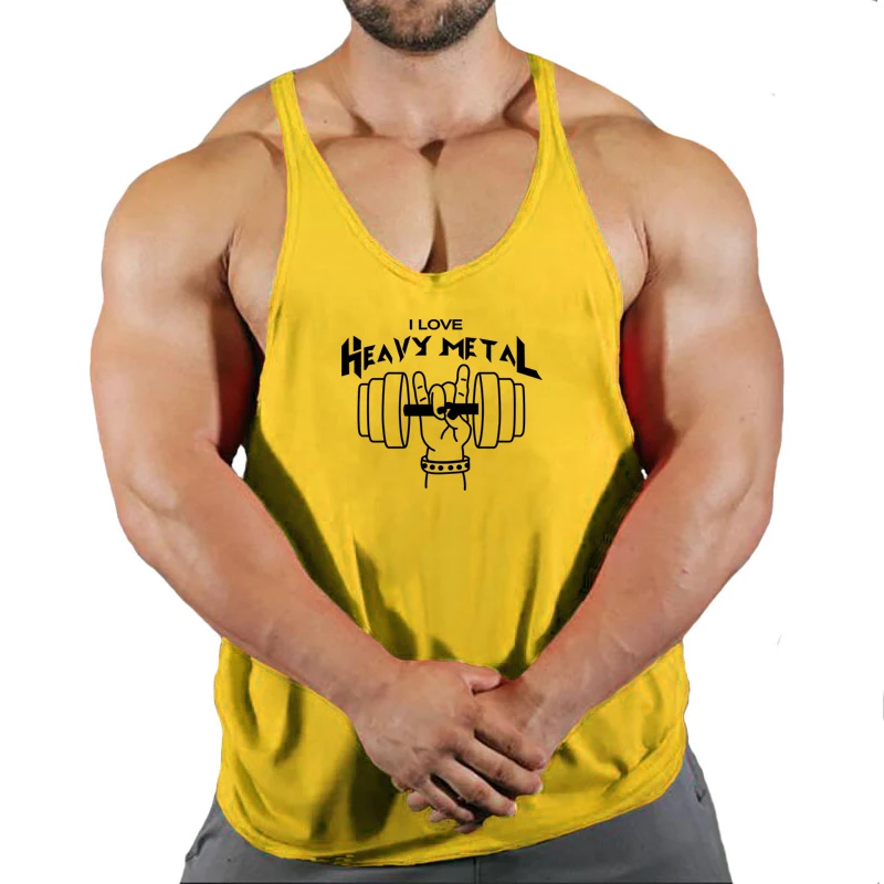 Fitness Clothing Bodybuilding Shirt Men Top for Fitness Sleeveless Sweatshirt Gym T-shirts Suspenders Man Men\'s Vest Stringer