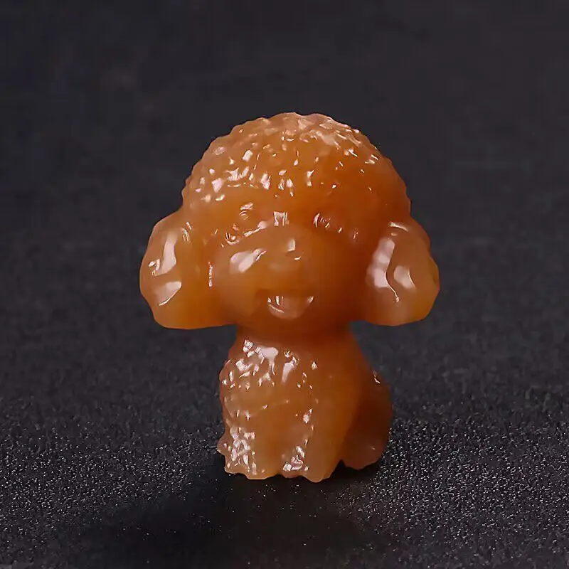 

Светло-желтый натуральный кулон с собакой ручной работы, модный бутик ювелирных изделий, мужское и женское ожерелье из плюшевого нефрита, подарок