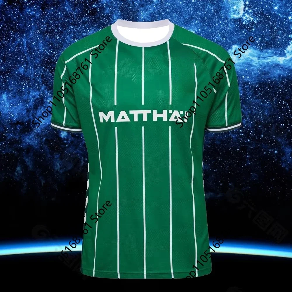 25-26 camiseta para fanáticos del fútbol en casa Bremen para hombre, ropa deportiva de verano, uniforme de entrenamiento de fútbol de gran tamaño, camiseta transpirable para Moto fresca