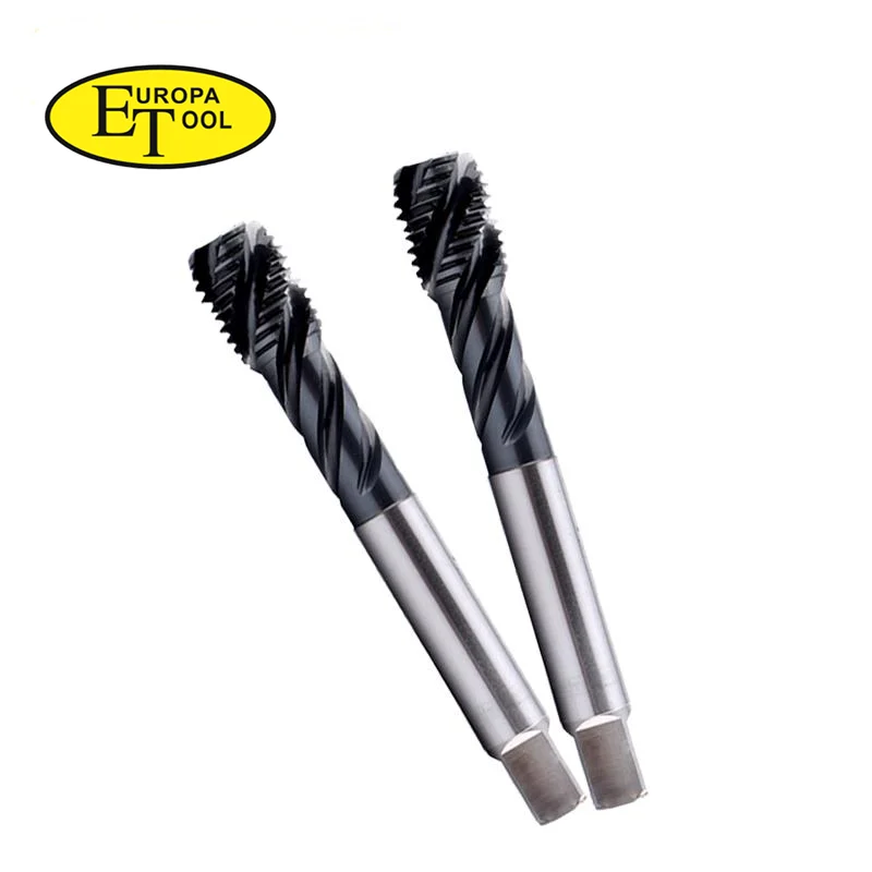 Imagem -02 - Torneira Canelada Espiral Padrão et Hss-ev Din Apontou m3 m4 m5 m6 m8 M10 M12 M14 M16 M18 Torneiras de Rosca 1pc