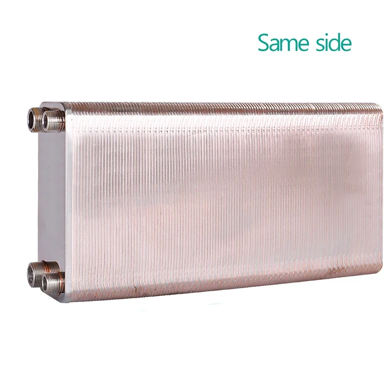 Stainless Steel 120 Layer Plate Heat Exchanger Automatic Exhaust Valve Counterweight Beer Cooler
