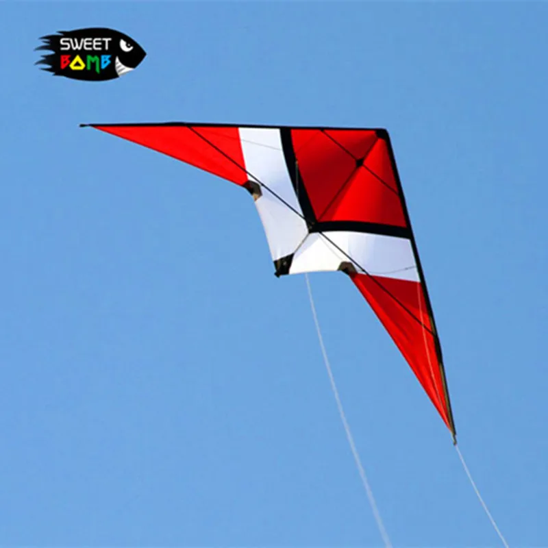 free shipping sweetbomb 220cm dual line stunt kite Freilein kite parachute kite factory professional kite outdoor toys kite fun