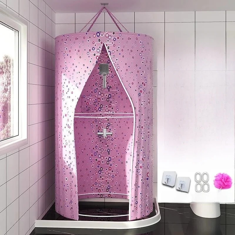 

Утепленная уличная палатка-душ для домашнего использования, теплый душевой тент с дренажем для сельской местности, незаменимая вещь для зимы дома